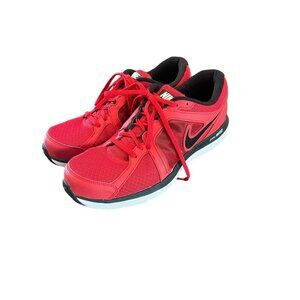 Nike Men's Size 11 Dual Fusion ST3 Red/Black/White Athletic Running Sneakers